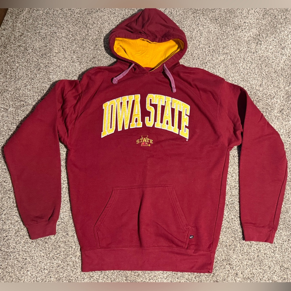 J America Sportswear Vintage Iowa State Hoodie, size Large